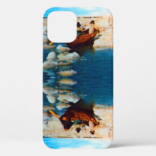 Vintage USA Alaska Eskimo hunters iPhone 12 Pro Case