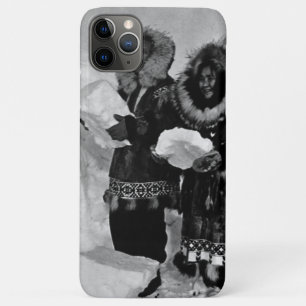 Vintage USA Alaska igloo builders Case-Mate iPhone Case