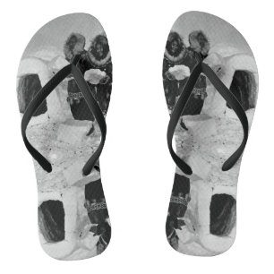 Vintage USA Alaska igloo builders Jandals