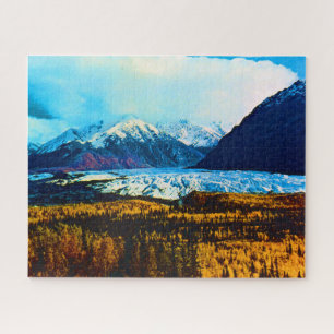 Vintage USA Alaska Matanuska glacier Jigsaw Puzzle