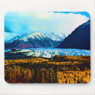 Vintage USA Alaska Matanuska glacier Mouse Pad