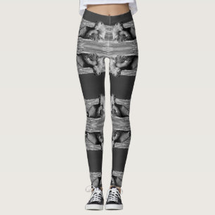 Vintage USA Alaska mother polar bear Leggings