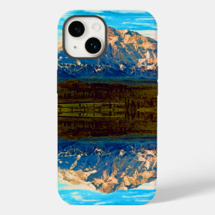Vintage USA Alaska Mt Mckinley national park Case-Mate iPhone 14 Case