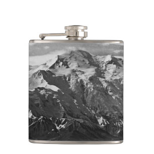 Vintage USA Alaska Mt Mckinley national park Hip Flask