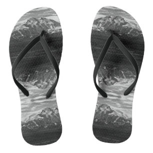 Vintage USA Alaska Mt Mckinley national park Jandals