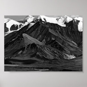 Vintage USA Alaska Mt Mckinley national park Poster