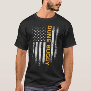 Vintage USA American Flag Dune Buggy Sand Driver R T-Shirt