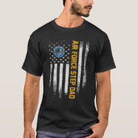 Vintage USA American Flag Proud Air Force Veteran