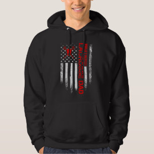 Vintage Usa American Flag World S Okayest Lacrosse Hoodie