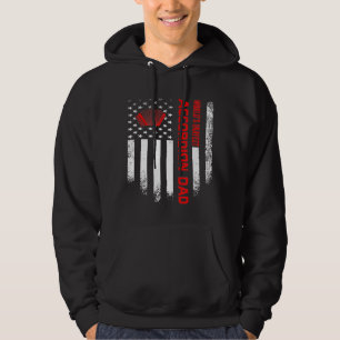Vintage Usa American Flag Worlds Okayest Accordion Hoodie