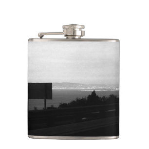 Vintage USA California San Francisco bay Alcatraz Hip Flask