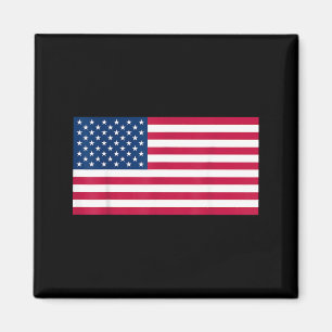 Vintage USA Flag 4th of July for Men Women Kids Magnet