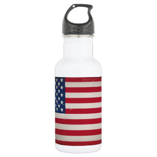 Vintage USA Flag 532 Ml Water Bottle