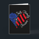 Vintage Usa Flag Faith Family Freedom Patriotic Ch Card<br><div class="desc">Vintage Usa Flag Faith Family Freedom Patriotic Christian</div>