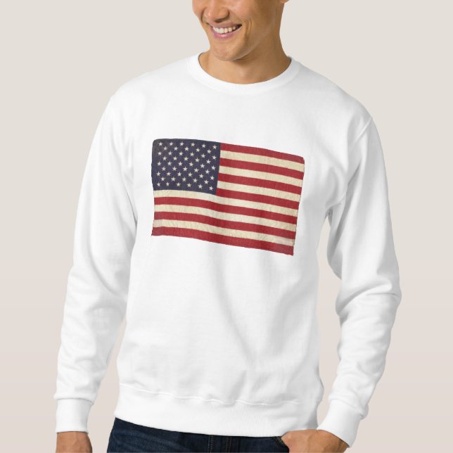 Vintage USA Flag Sweatshirt (Front)
