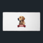 Vintage USA Golden Retriever Engraving Shirt 4 Desk Mat<br><div class="desc">Vintage USA Golden Retriever Engraving Shirt 4</div>