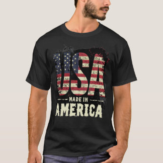 Vintage USA Made in America Distressed Graphic T-Shirt