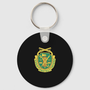Vintage Usa Military Police Corps Logo Veteran Pat Key Ring