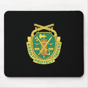 Vintage Usa Military Police Corps Logo Veteran Pat Mouse Pad