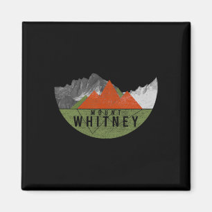 Vintage Usa Mountain Hiking - Mount Whitney Magnet