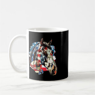 Vintage Usa Patriotic American Flag 4th Of July Ho Coffee Mug