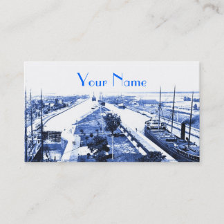 Vintage USA Ship Business Card