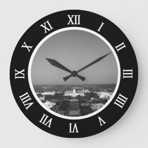 Vintage USA Washington Capitol overview Pocket Wat Large Clock