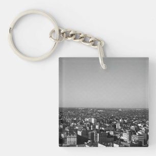 Vintage USA Washington city overview Key Ring