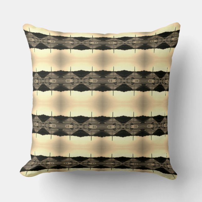 Vintage USA Washington Monument Cushion (Front)