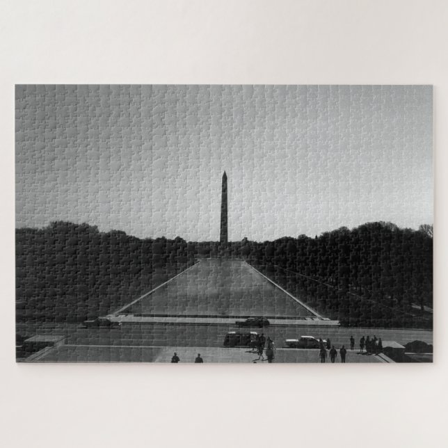 Vintage USA Washington Monument Jigsaw Puzzle (Horizontal)