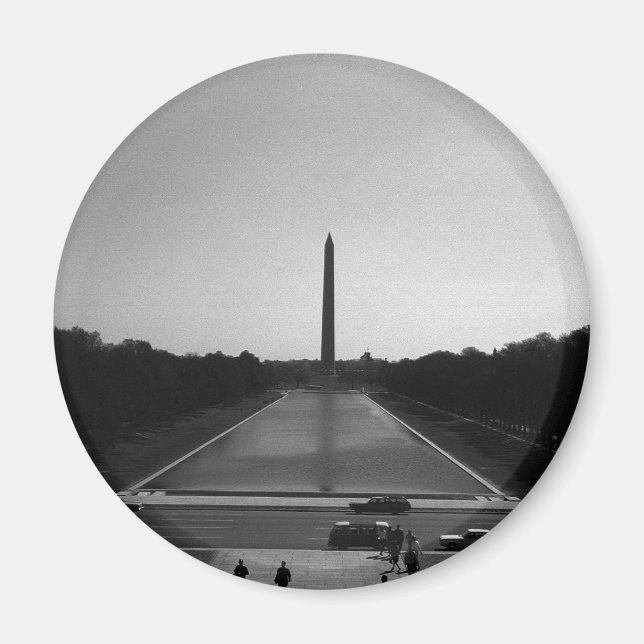 Vintage USA Washington Monument Magnet (Front)