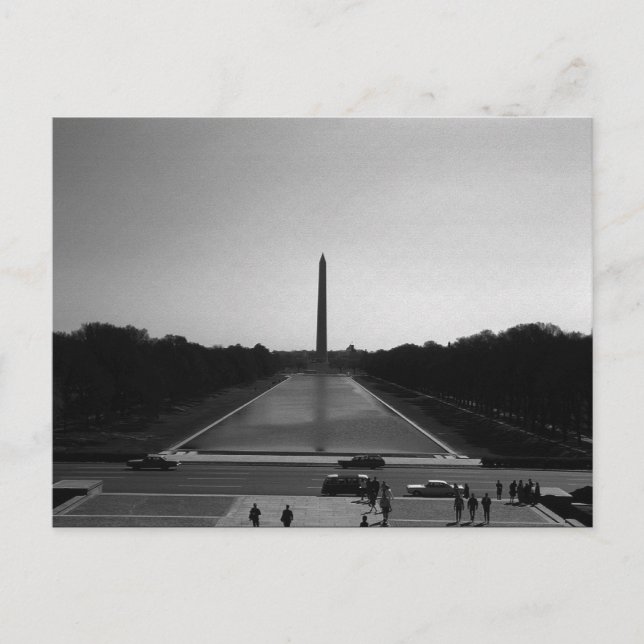Vintage USA Washington Monument Postcard (Front)