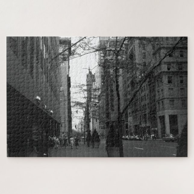 Vintage USA Washington Street Jigsaw Puzzle (Horizontal)