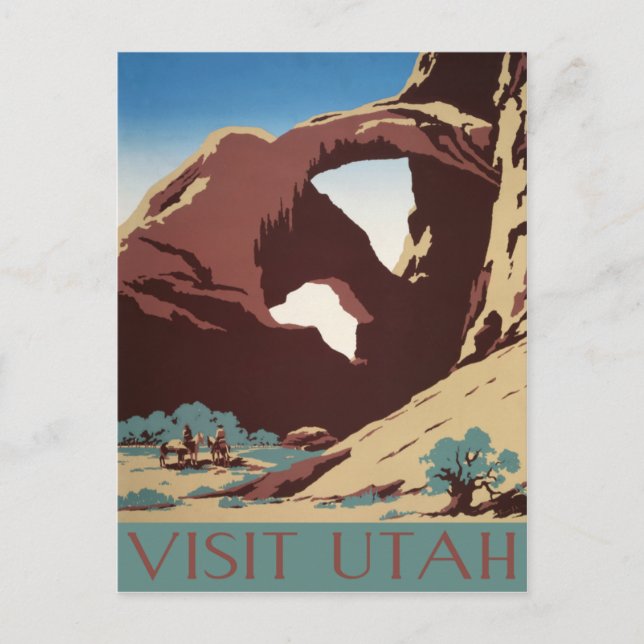 Vintage Utah Postcard (Front)