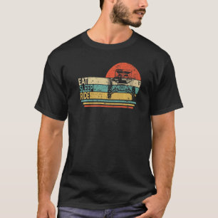 Vintage UTV Mud Riding Eat Sleep Ride SXS Life Off T-Shirt