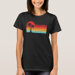 Vintage Vacation Caribbean Sea Travel Beach Bahama T-Shirt