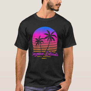 Vintage Vacation Caribbean Sea Travel Beach Cayman T-Shirt