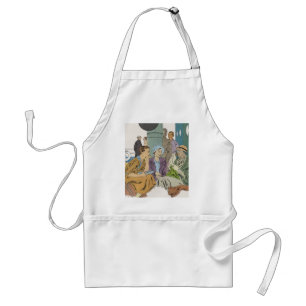 Vintage Vacation, Passengers Cruise Ship on Deck Standard Apron