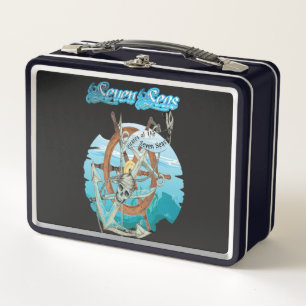 Vintage Vacation Spots Metal Lunch Box