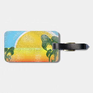 Vintage Vacation Travel Tag
