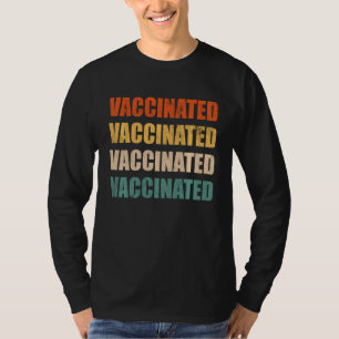 Vintage Vaccinated Cool Pro Vaccination & Science T-Shirt