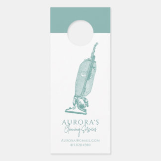 Vintage Vacuum House Cleaning Maid Door Hanger