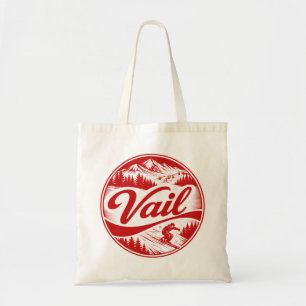 vintage Vail colorado outdoor cable car souvenirs  Tote Bag