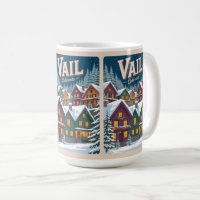 vintage Vail colorado outdoor winter snow ski