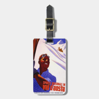 Vintage Val D'aosta Luggage Tag