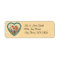 Vintage Valentine Address Labels