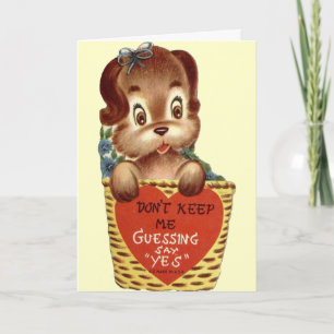 Vintage Valentine Card