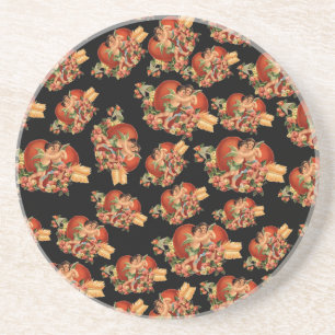 Vintage Valentine Cherubs Coaster