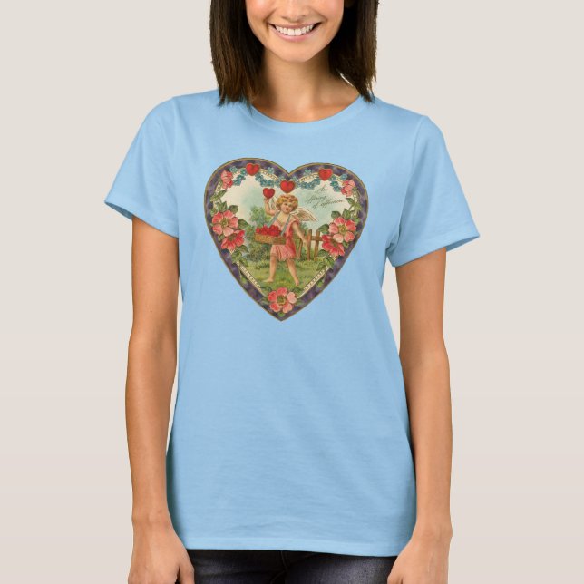 Vintage Valentine Heart Shirt (Front)