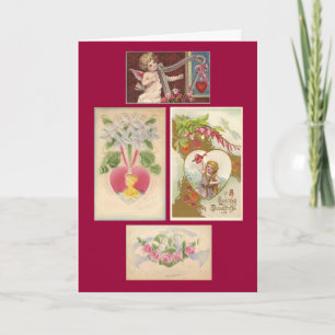 Vintage Valentine Holiday Card